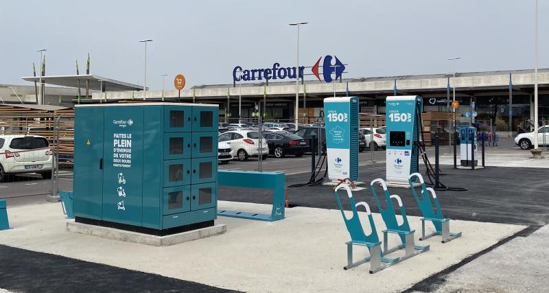  - Carrefour annonce l’installation de bornes de recharge par milliers sur les parkings de ses magasins