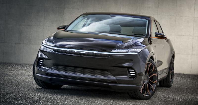 Chrysler Airflow Graphite (2022) : une nouvelle robe noire et cuivrée pour le SUV électrique - Chrysler Airflow Graphite (2022)
