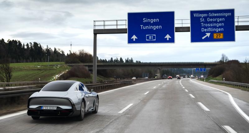 La Mercedes-Benz Vision EQXX roule de Stuttgart à Cassis pour tester son autonomie électrique - Mercedes-Benz Vision EQXX