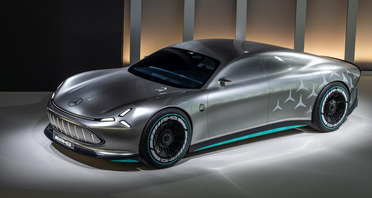 Mercedes-AMG Vision AMG (2022) : une étude de style prétendument sportive qui tease le futur d'AMG