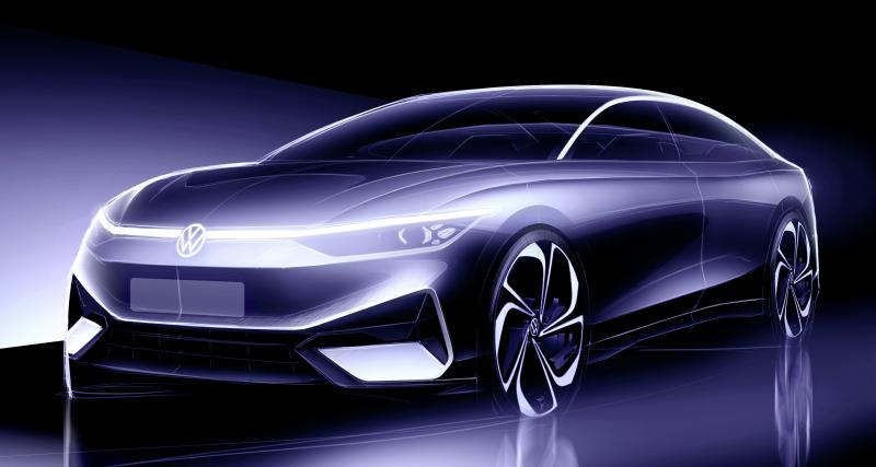  - Prévue pour 2023, la Volkswagen ID. Aero commence à se montrer sous la forme d’un concept car