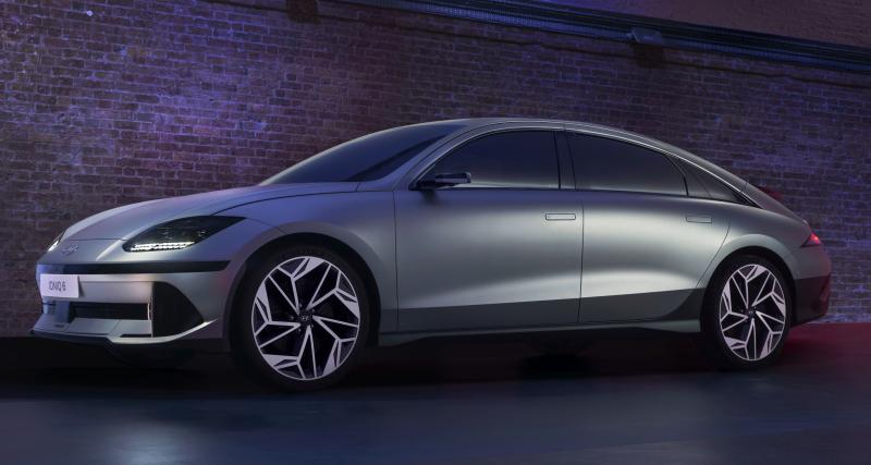 Hyundai Ioniq 6 - essai, avis, fiche technique et autonomie de la berline électrique - Hyundai Ioniq 6 (2022) : une nouvelle berline électrique au design futuriste