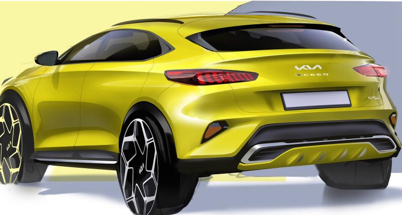 Kia XCeed restylé (2022) : la nouvelle version du SUV coupé commence à se montrer avant sa sortie - Design inédit pour les feux