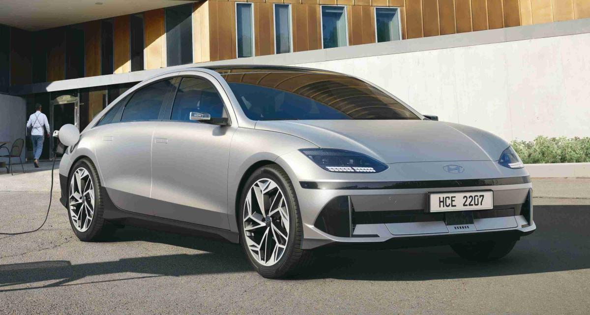 Hyundai Ioniq 6 (2022) : autonomie, recharge, intérieur... La nouvelle berline électrique dévoile sa fiche technique