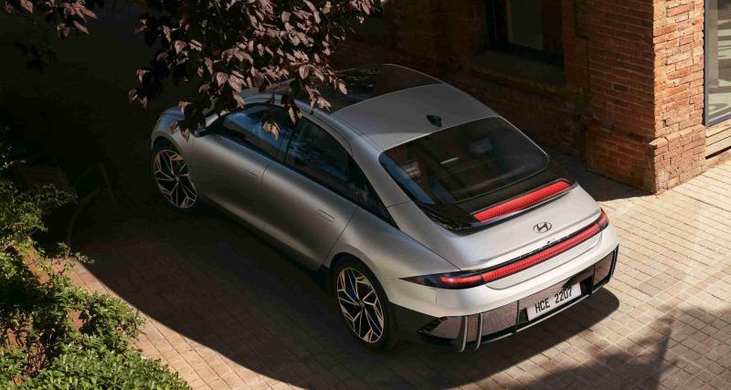 Hyundai Ioniq 6 (2022) : autonomie, recharge, intérieur… La nouvelle berline électrique dévoile sa fiche technique - Hyundai Ioniq 6 (2022)