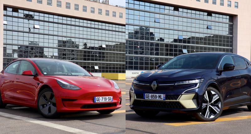 Renault Mégane E-Tech Electric ou Tesla Model 3 : quelle berline électrique choisir ?
