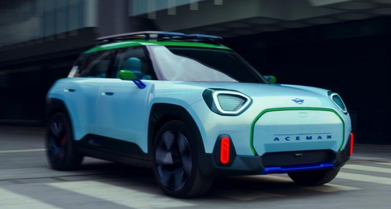  - Mini Concept Aceman (2022) : le futur électrique de Mini prend forme avec ce SUV compact avant-gardiste