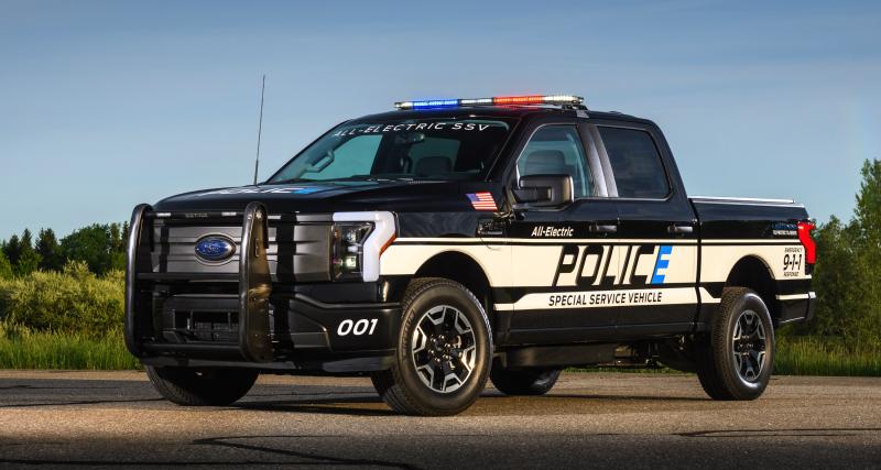  - Ford F-150 Lightning Pro SSV (2022) : le pick-up électrique se décline dans une version réservée à la police