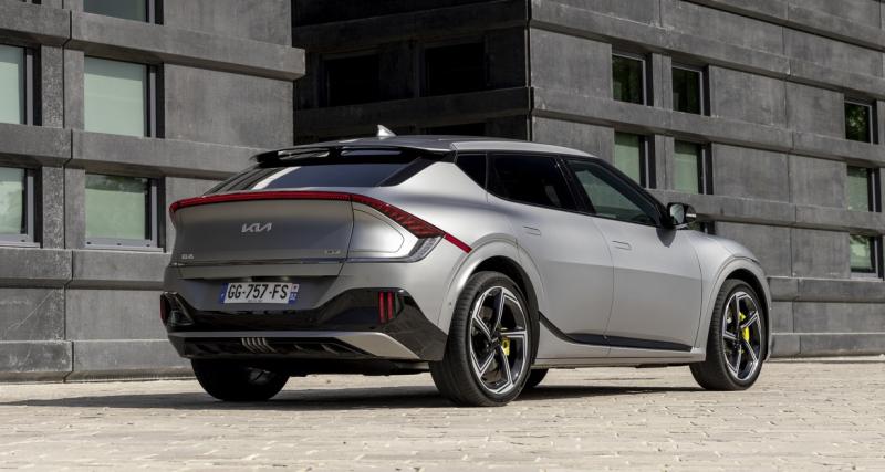 Kia EV6 GT (2022) : le crossover électrique enfile sa tenue de sport, voici son prix - Kia EV6 GT (2022)