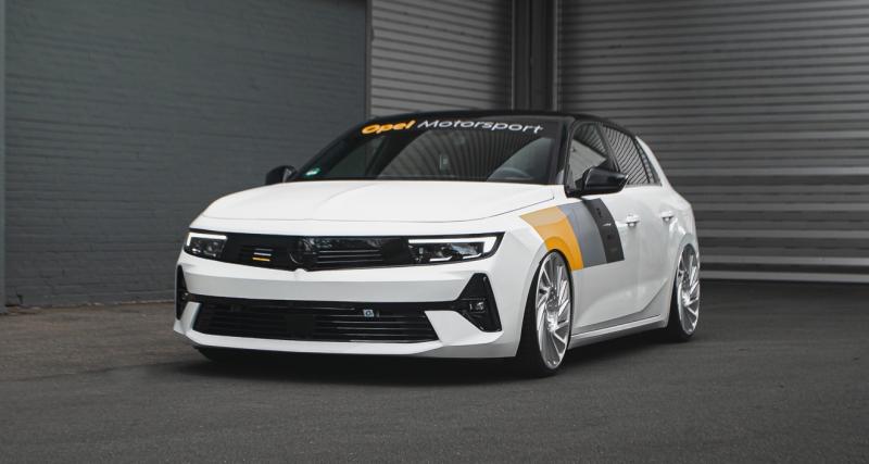 Opel Astra XS (2022) : le constructeur présente une version tuning de sa berline compacte