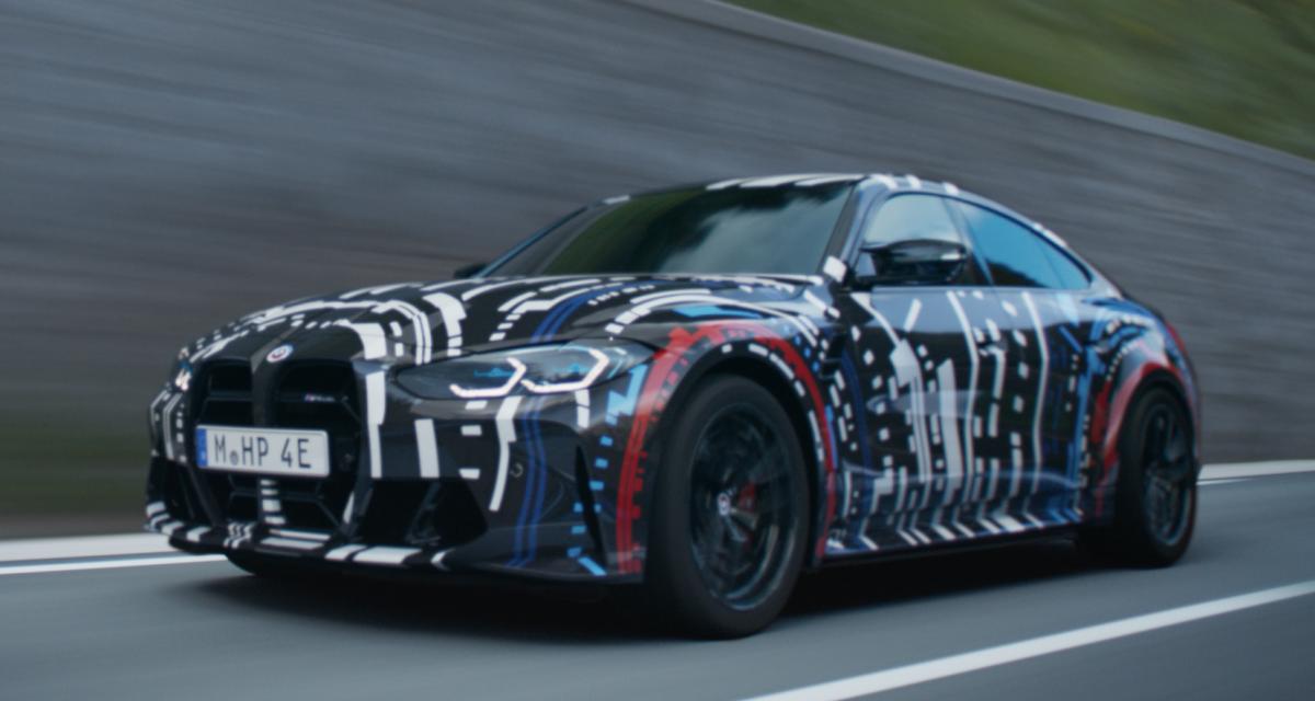 BMW développe ses futures sportives électriques avec ce prototype doté de quatre moteurs
