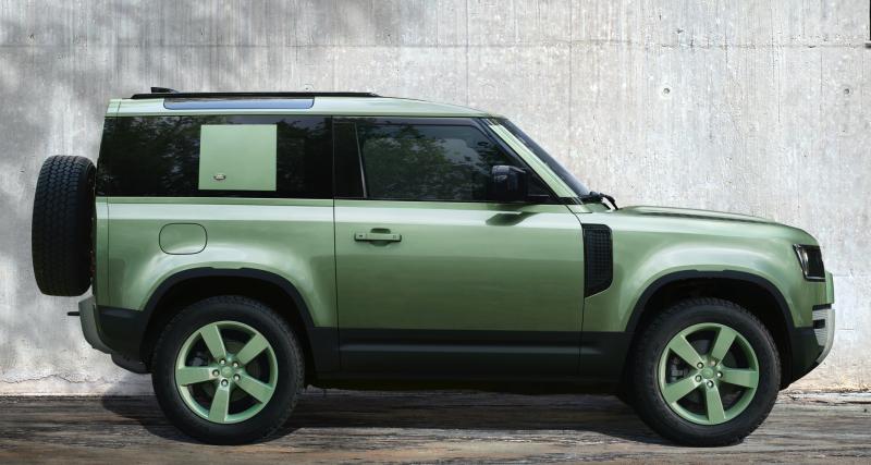 Land Rover Defender 75th Limited Edition (2022) : il arbore une couleur inédite, son prix frise les 100 000€ - Land Rover Defender 75th Limited Edition (2022)