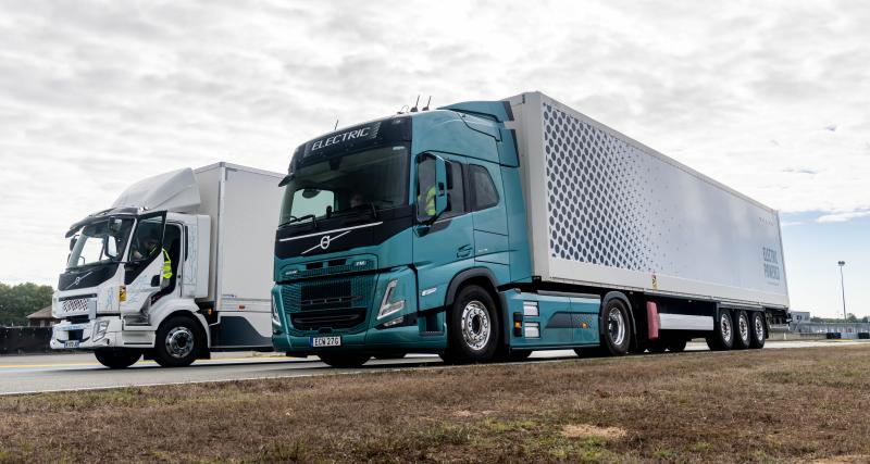 Au volant des poids lourds électriques Volvo Trucks : 44 tonnes du bout des doigts