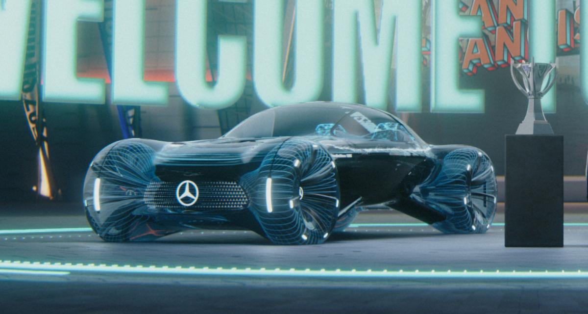 Mercedes-Benz dévoile un concept car virtuel pour le championnat du monde de League of Legends