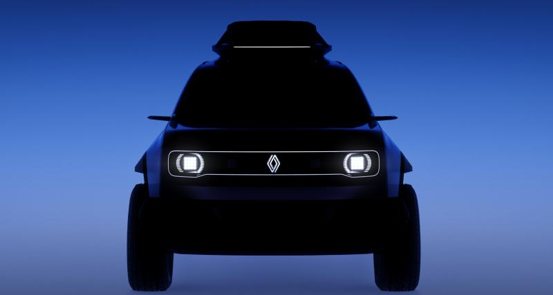 Renault s’apprête à dévoiler un concept car de 4L moderne et électrique, voici les premières photos - Un petit SUV aux allures de baroudeur