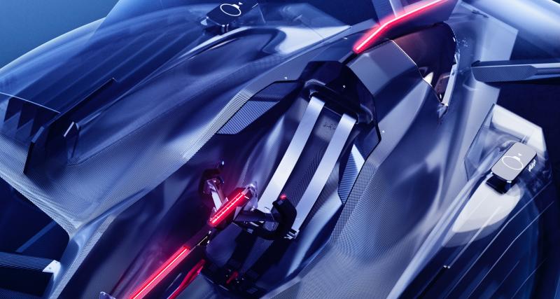 Alpine Alpenglow (2022) : la nouvelle sportive futuriste embarque un moteur à hydrogène - Alcantara et métal à bord du concept car