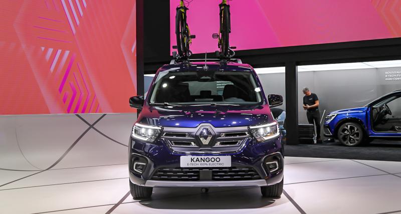 Le Renault Kangoo E-Tech Electric est exposé au Mondial de l’Auto 2022, nos photos du ludospace zéro émission