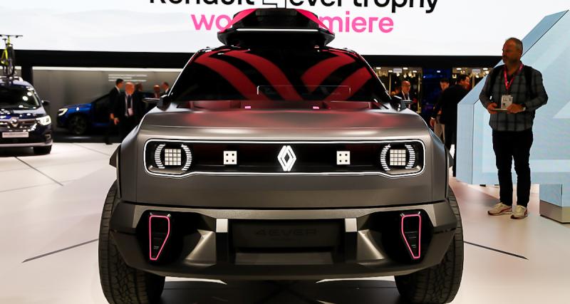 La Renault 4EVER Trophy est la star du Mondial de l’Auto 2022, nos photos du SUV électrique inspiré de la 4L - Renault 4EVER Trophy (2022)