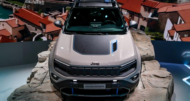 Au Mondial de l’Automobile 2022, le Jeep Avenger sauve les meubles sur un terrain glissant - Jeep Avenger (2022)