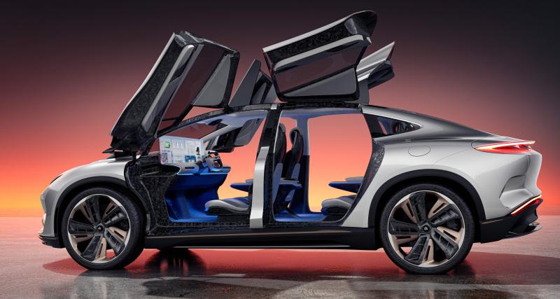 Avant même de dévoiler son nom, le SUV électrique d’Aehra montre son intérieur futuriste - SUV électrique d’Aehra