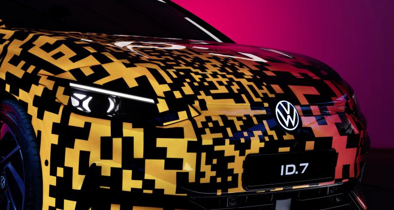 Volkswagen offre un premier aperçu de l’ID.7, sa nouvelle berline électrique - La présentation officielle est prévue en 2023
