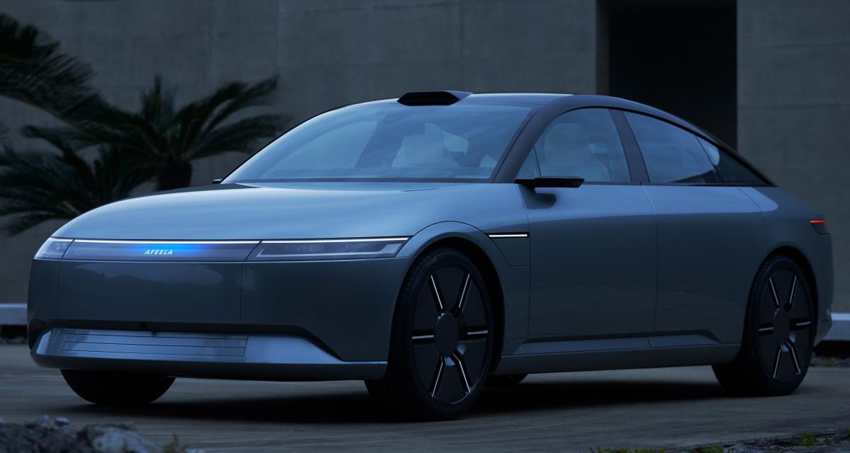 Sony et Honda dévoilent un prototype de leur berline électrique Afeela au CES 2023