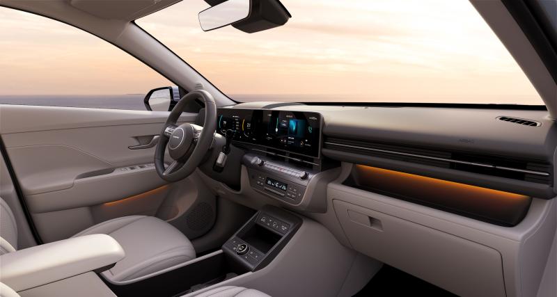 La nouvelle génération du Hyundai Kona se dévoile un peu plus, ses équipements sont annoncés - L’habitabilité du SUV compact s’améliore
