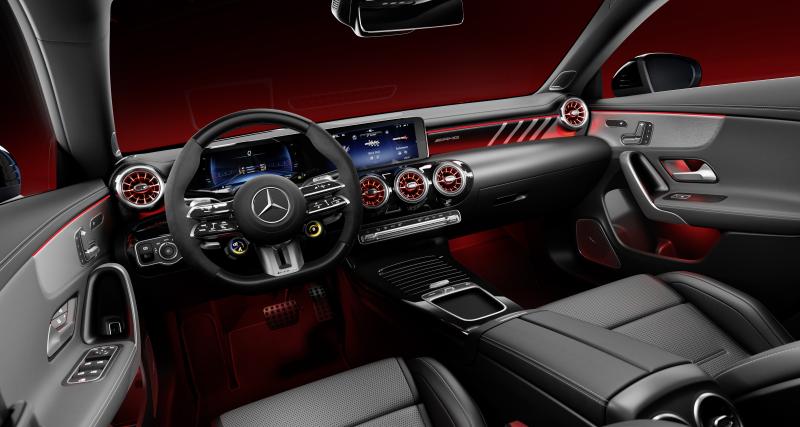Mercedes-AMG CLA restylée (2023) : les versions sportives ont droit à un léger lifting - Mercedes-AMG CLA restylée (2023)