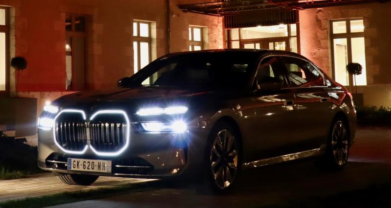 BMW i7 (2023) : les photos de notre essai de la limousine électrique