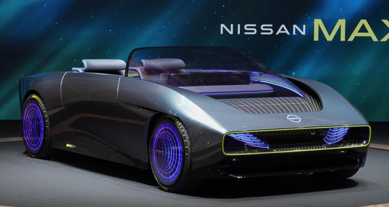Nissan Max-Out (2023) : ce nouveau cabriolet électrique est particulièrement futuriste