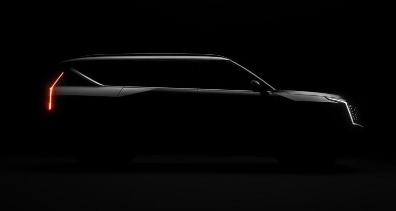 VIDEO - Avant sa sortie, le Kia EV9 dévoile sa silhouette et ses signatures lumineuses - Silhouette musclée pour le SUV électrique