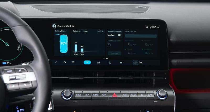 Hyundai Kona Electric (2023) : le SUV compact électrique est de retour, jusqu’à 490 km d’autonomie - Hyundai Kona Electric (2023)