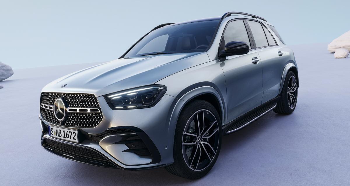 Calandre Avant Noire Pour Mercedes GLE Coupé W292 (2016-2018) - Style GTR, ABS Brillant