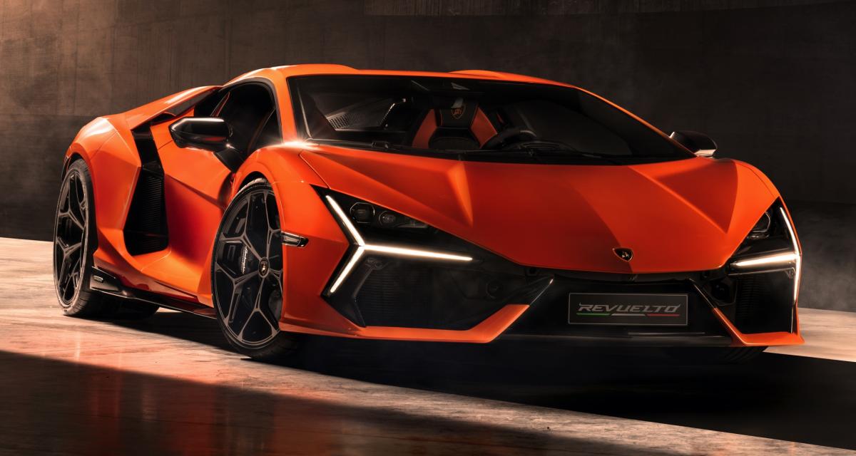 Lamborghini Revuelto (2023) : hybride rechargeable, l’héritière de l’Aventador conserve un moteur V12