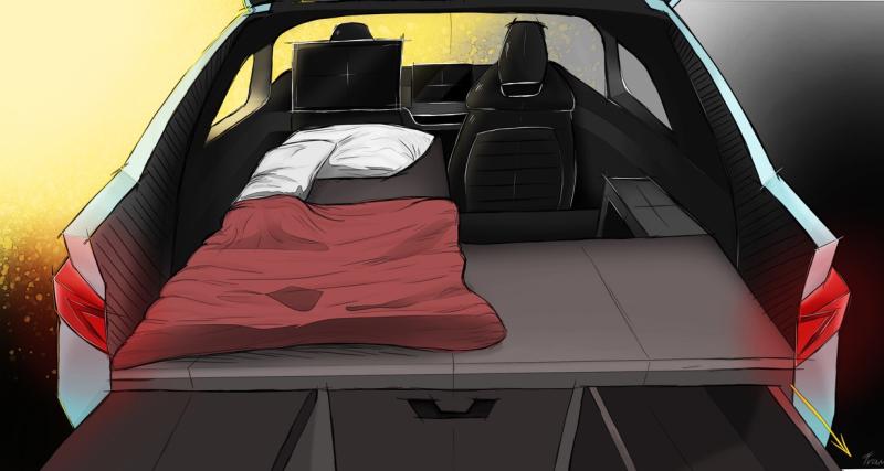 La nouvelle Azubi Car de la Skoda Academy commence à se dévoiler, c’est un Enyaq iV de camping - Skoda Enyaq iV 80 (2021)
