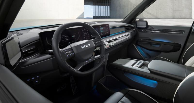 Kia EV9 (2023) : le SUV électrique à 7 places dévoile sa fiche technique, son autonomie est annoncée - Kia EV9 (2023)