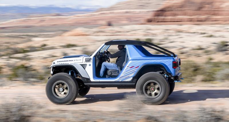 Jeep Wrangler Magneto 3.0 Concept (2023) : le surpuissant 4x4 électrique continue d’évoluer - Jeep Wrangler Magneto 3.0 Concept (2023)
