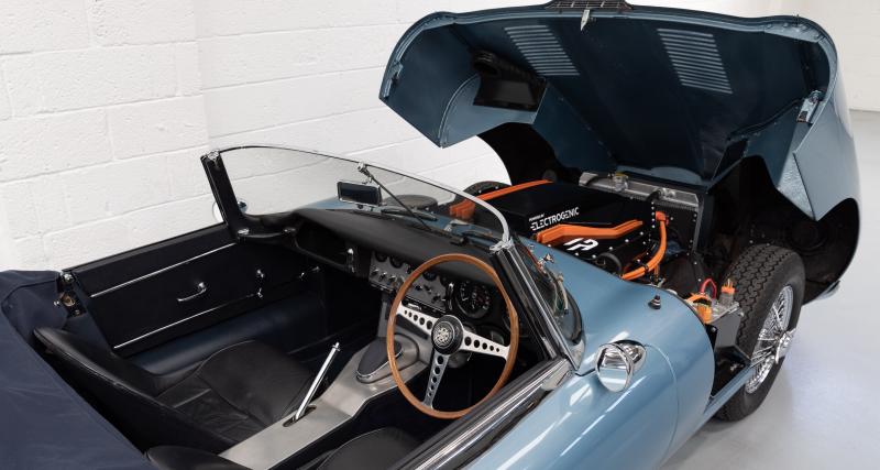 La Jaguar Type E roadster devient une voiture électrique avec ce nouveau kit de conversion - La Jaguar Type E roadster rétrofitée