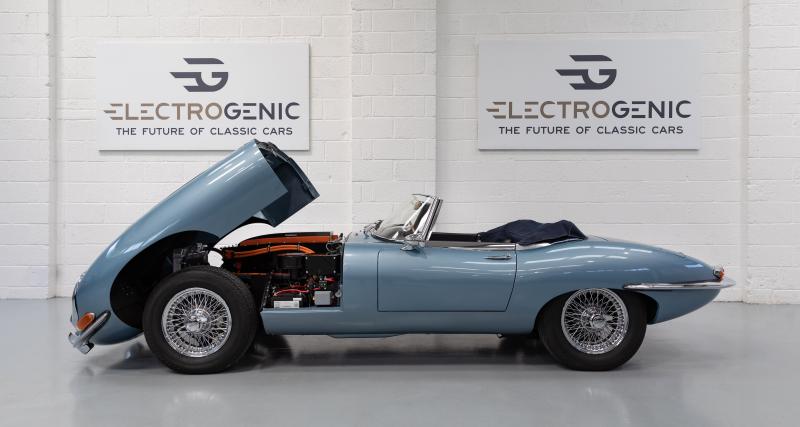 La Jaguar Type E roadster devient une voiture électrique avec ce nouveau kit de conversion - La Jaguar Type E roadster rétrofitée