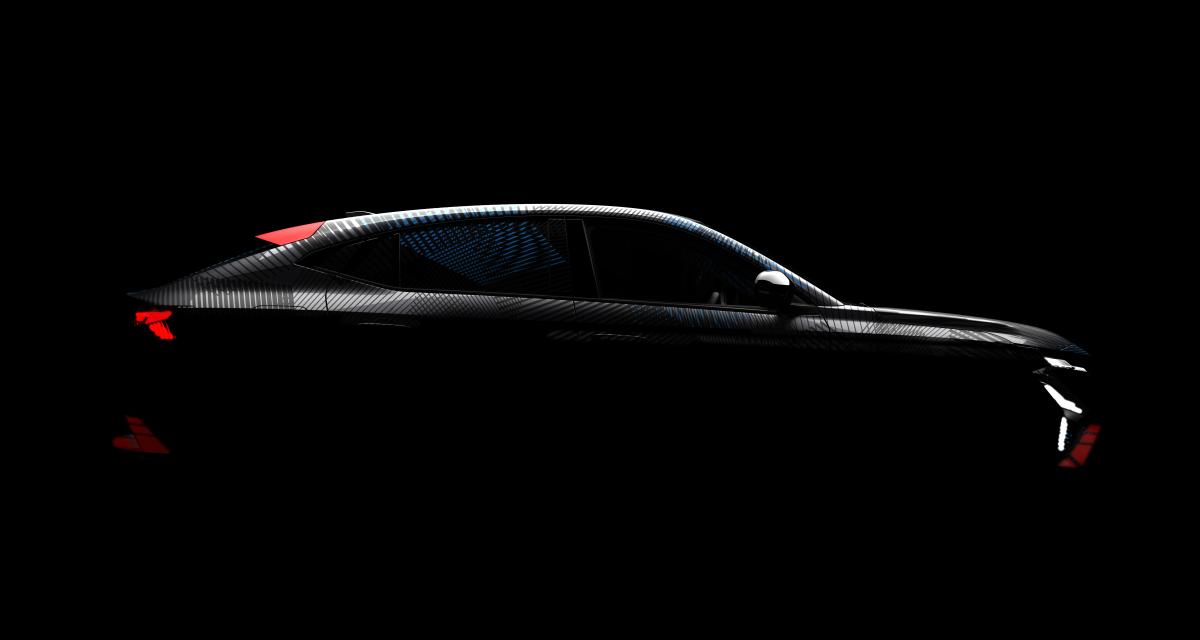 La silhouette du futur Renault Rafale