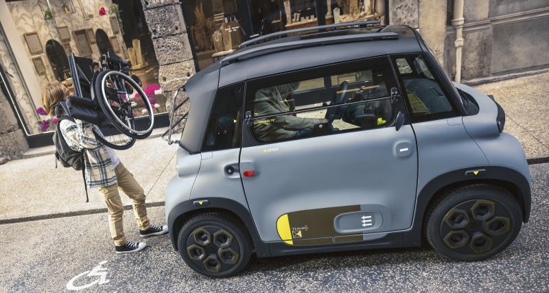 Citroën présente l’Ami for All, une Ami adaptée pour les personnes à mobilité réduite