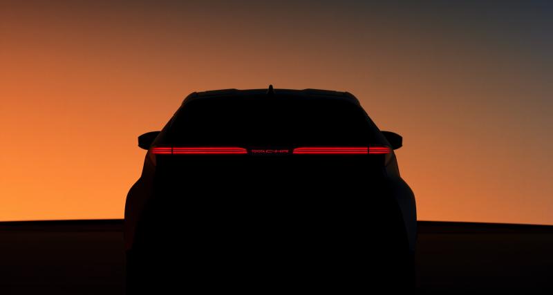 Toyota annonce la date de la présentation du nouveau C-HR, une première photo du SUV est publiée - Un SUV compact hybride, voire hybride rechargeable