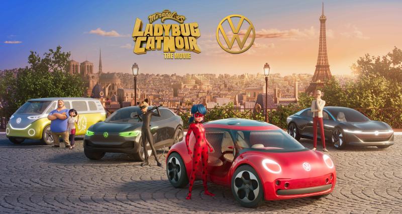  - Ces modèles électriques de Volkswagen crèvent l’écran dans Miraculous, le film d'animation de Netflix