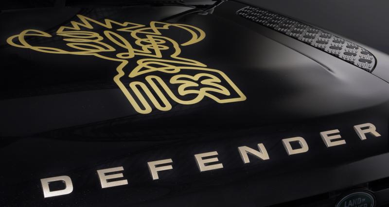 Spécialement modifié, ce Defender 110 exhibe le trophée de la Coupe du monde de rugby 2023 - Defender 110 Trophy Car (2023)