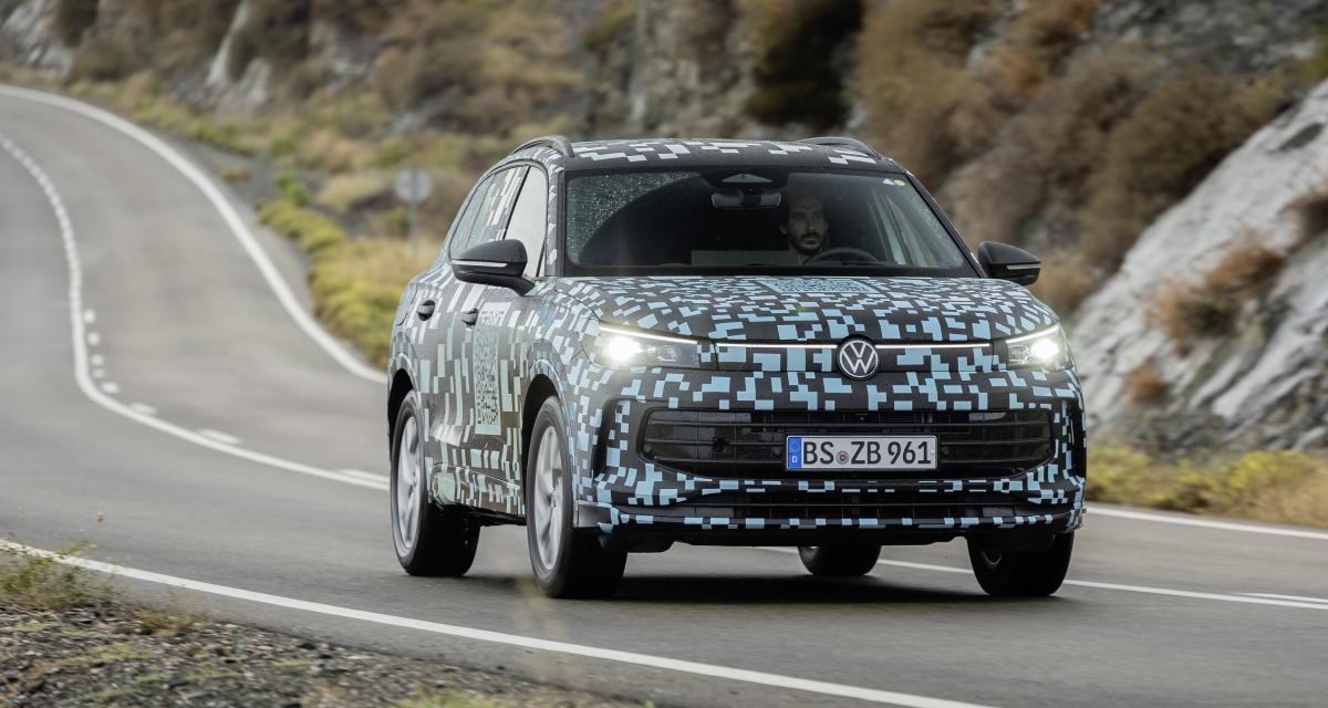 Le nouveau Volkswagen Tiguan hybride rechargeable se montre, son intérieur est dévoilé