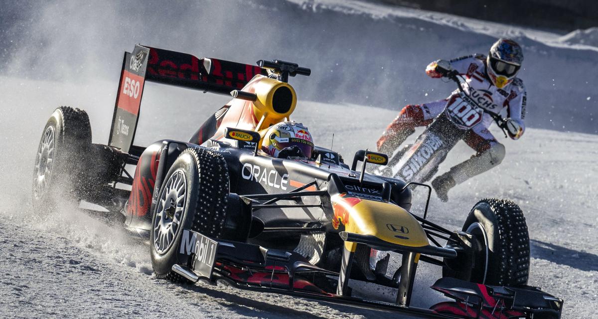 Max Verstappen reprend la piste avec sa Red Bull mais sur une surface inhabituelle