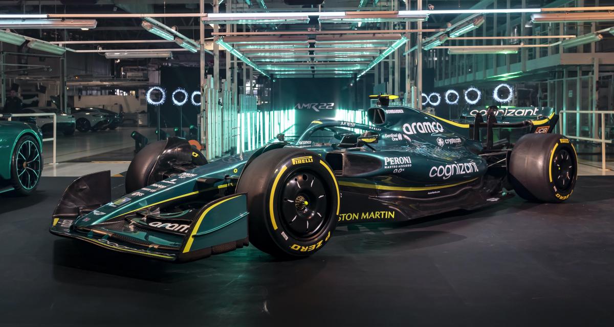 Formule 1 : Aston Martin dévoile l'AMR 22 et ses ambitions