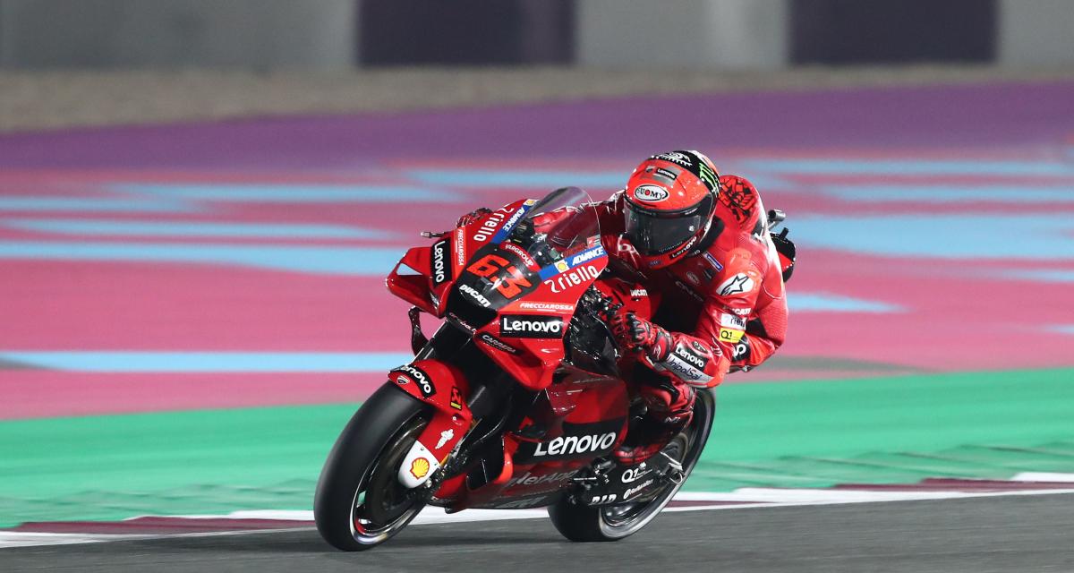 GP du Qatar de MotoGP : l'erreur de Bagnaia qui entraîne Jorge Martin dans sa chute