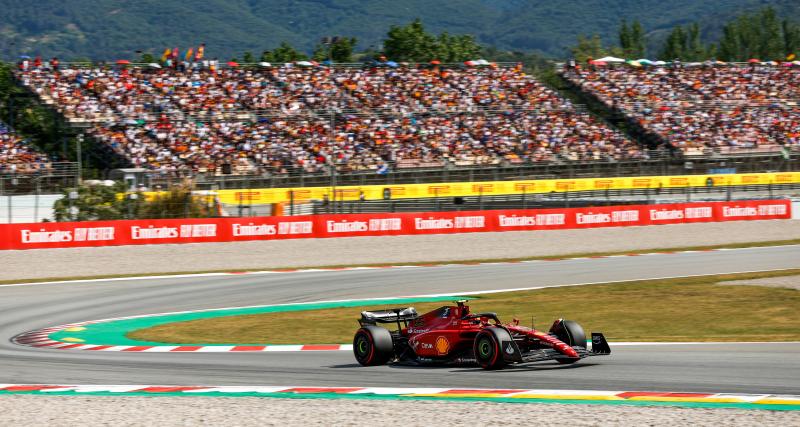 Scuderia Ferrari - GP d’Espagne de F1 : la sortie de piste de Carlos Sainz