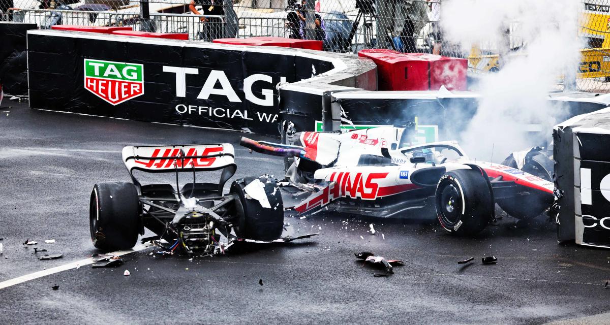 GP de Monaco de F1 : l'énorme crash de Mick Schumacher en vidéo